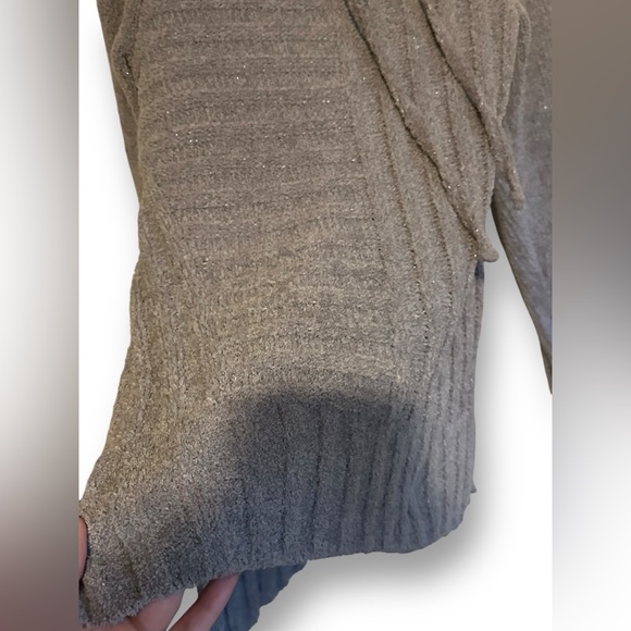 Vera Wang | Oversized Grey Tunic Hooded Sweatshirt | XS | Simply Vera Vera Wang - Picture 5 of 15